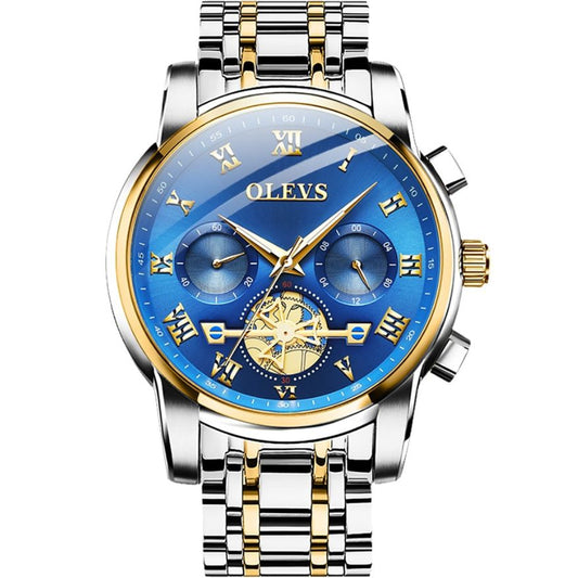 Montre Homme OLEVS Originale Quartz Étanche - Acier Inoxydable 2859 41mm