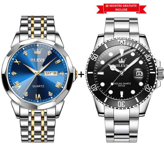Offre Spéciale Limitée : 1 Montre OLEVS 9931 Achetée = 1 Montre OLEVS 5885 Offerte 🔥