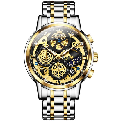 Montre Homme OLEVS Originale Quartz 9947 - Style et Résistance