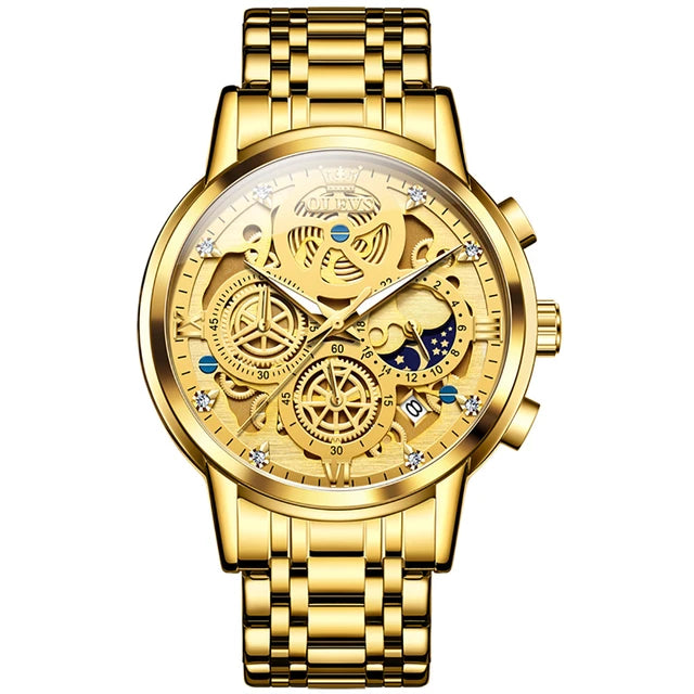 Montre Homme OLEVS Originale Quartz 9947 - Style et Résistance