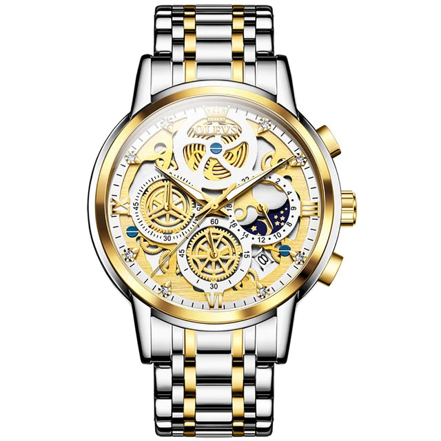 Montre Homme OLEVS Originale Quartz 9947 - Style et Résistance