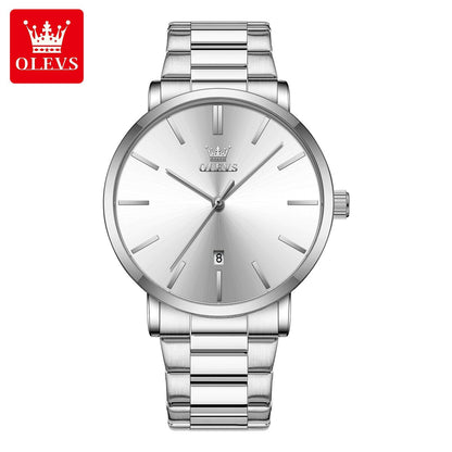 OLEVS Montre Homme Quartz 2896 - Style et Durabilité