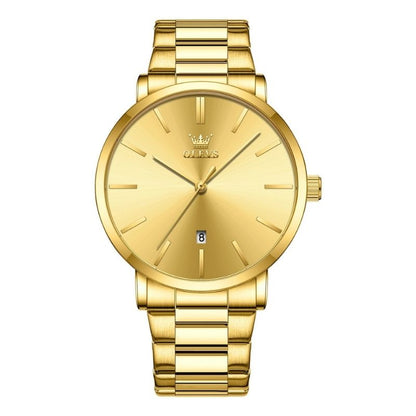 OLEVS Montre Homme Quartz 2896 - Style et Durabilité