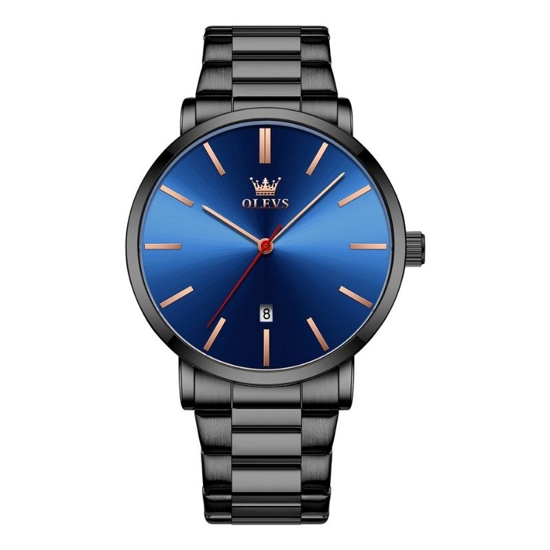 OLEVS Montre Homme Quartz 2896 - Style et Durabilité