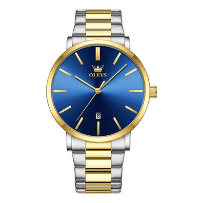 OLEVS Montre Homme Quartz 2896 - Style et Durabilité