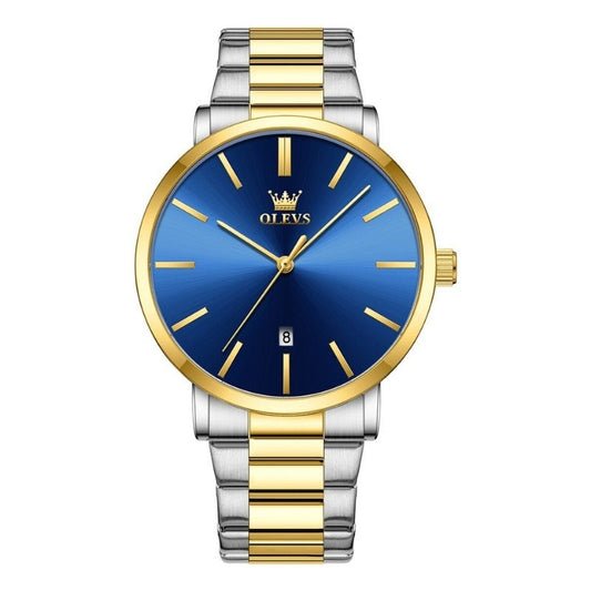 OLEVS Montre Homme Quartz 2896 - Style et Durabilité